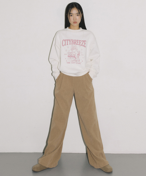CITYBREEZE(シティブリーズ)の「エッセンシャルスタリットシティグラフィックスウェットシャツ_CREAM(スウェット・レディース・その他・FREE)」の4枚目の写真