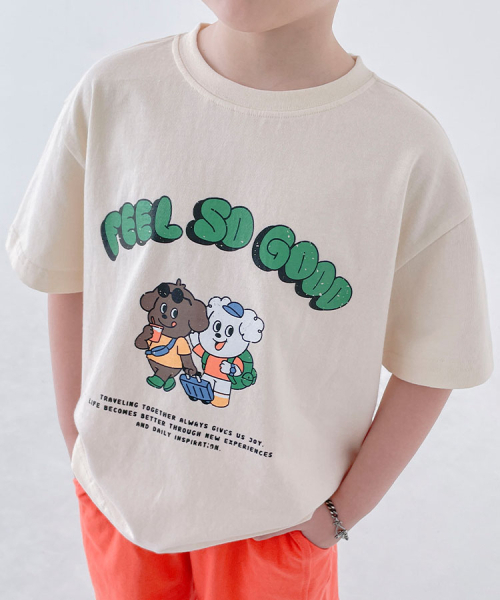 BERRYCLOSET(ベリークローゼット)の「ピルソグッド!バンパルティ(Tシャツ/カットソー・レディース・クリーム・11号/9号/13号/17号/19号/7号)」の2枚目の写真