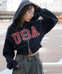 WEGO | WEGO/【26年春新作】グラフィックショート WZIP パーカー(パーカー)