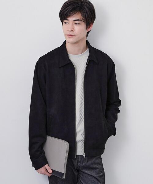 THE SHOP TK （ザ ショップ ティーケー ）の「フェイクスエードジップ ブルゾン（ブルゾン・メンズ・ブラック/ナチュラル・02/03/04）」の21枚目の写真