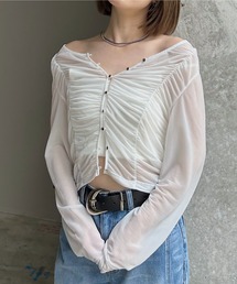 PAGEBOY | 【ブラウスなのに伸縮性抜群】エスパンディシャーリング(Tシャツ/カットソー)