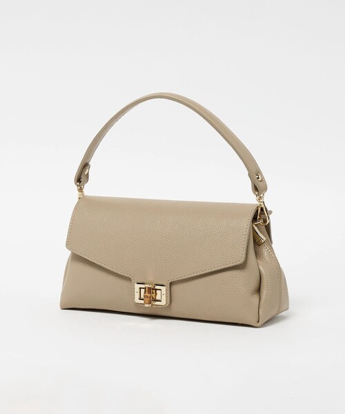 MARCO BIANCHINI(マルコビアンチーニ)の「<MARCO BIANCHINI>フラップバッグ / ワンハンドル(ショルダーバッグ・レディース・ブラック/ベージュ・FREE)」の9枚目の写真