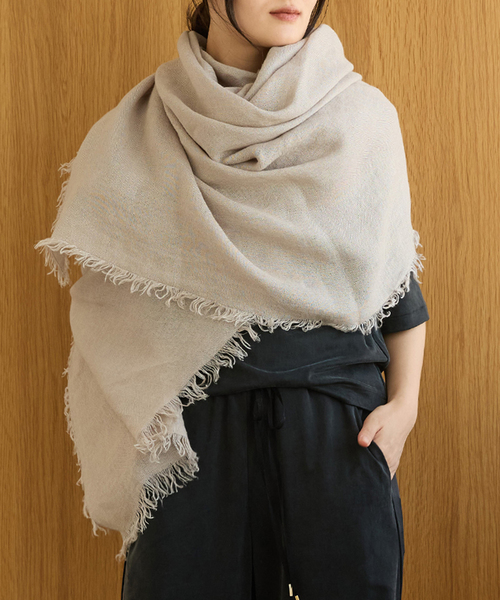 ASAUCE MELER/アソースメレリネンガーゼストール AM26SST31（ストール