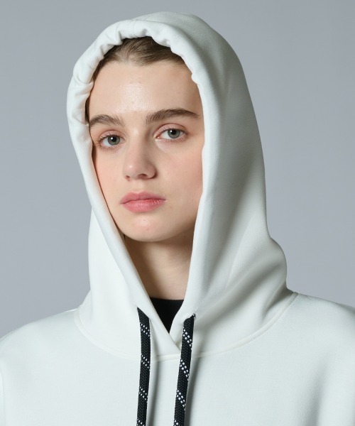 DOUBLE STANDARD CLOTHING（ダブルスタンダードクロージング）の「スター刺繍 フードパーカー(WEB限定)（Tシャツ/カットソー・レディース・ブラック/オフホワイト・FREE）」の7枚目の写真