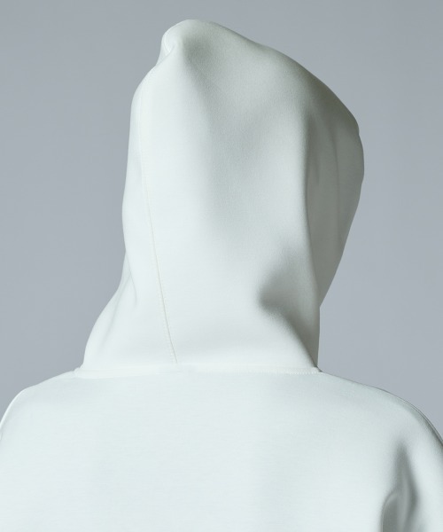 DOUBLE STANDARD CLOTHING（ダブルスタンダードクロージング）の「スター刺繍 フードパーカー(WEB限定)（Tシャツ/カットソー・レディース・ブラック/オフホワイト・FREE）」の8枚目の写真