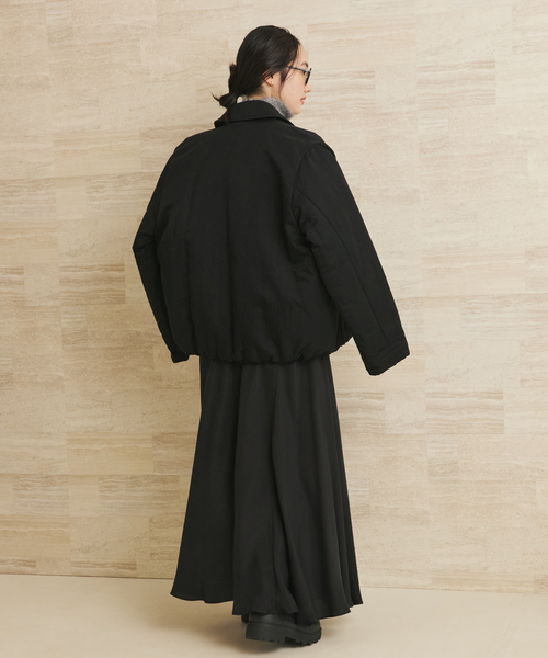 plage（プラージュ）の「《追加》Washable Fibril ロングスカート 5（スカート・レディース・ブラック/タン・34/36/38）」の8枚目の写真