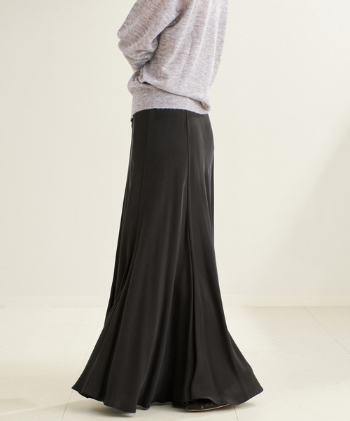 plage（プラージュ）の「《追加》Washable Fibril ロングスカート 5（スカート・レディース・ブラック/タン・34/36/38）」の18枚目の写真