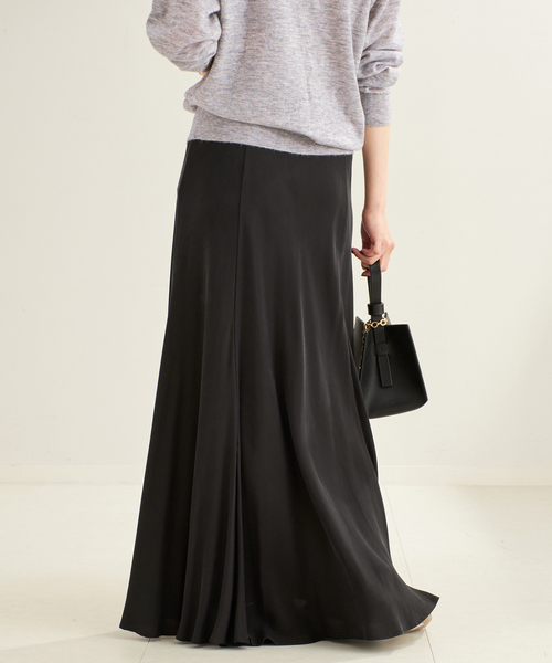 plage（プラージュ）の「《追加》Washable Fibril ロングスカート 5（スカート・レディース・ブラック/タン・34/36/38）」の20枚目の写真