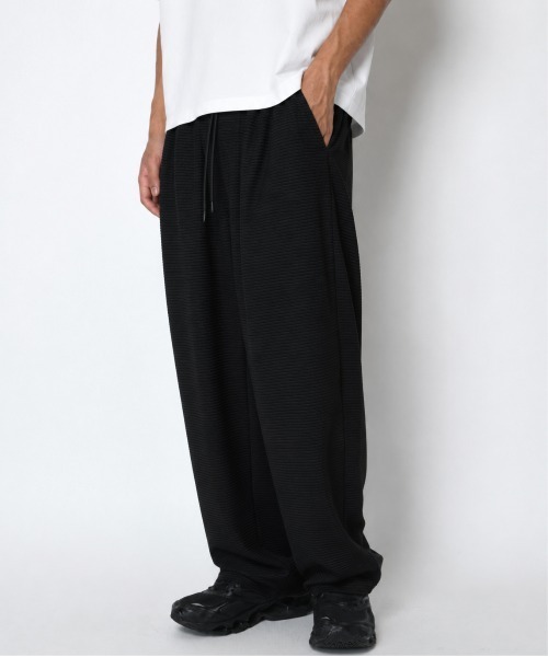 SUPERTHANKS(スーパーサンクス)の「【速乾生、清涼感素材】オリジナルプリントイージーパンツTechnical easy pants(その他パンツ・メンズ・ブラック系その他/その他/ブラック・L/M/S)」の1枚目の写真