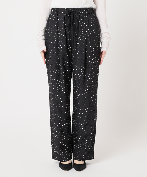 Spick & Span（スピックアンドスパン）の「《WEB限定 / 追加》ドットプリントイージーストレートパンツ（その他パンツ・レディース・マルチ・38/36）」の11枚目の写真