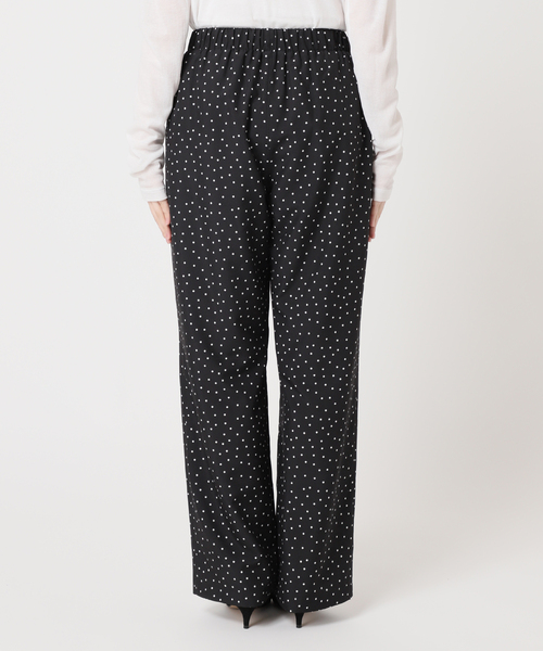Spick & Span（スピックアンドスパン）の「《WEB限定 / 追加》ドットプリントイージーストレートパンツ（その他パンツ・レディース・マルチ・38/36）」の9枚目の写真