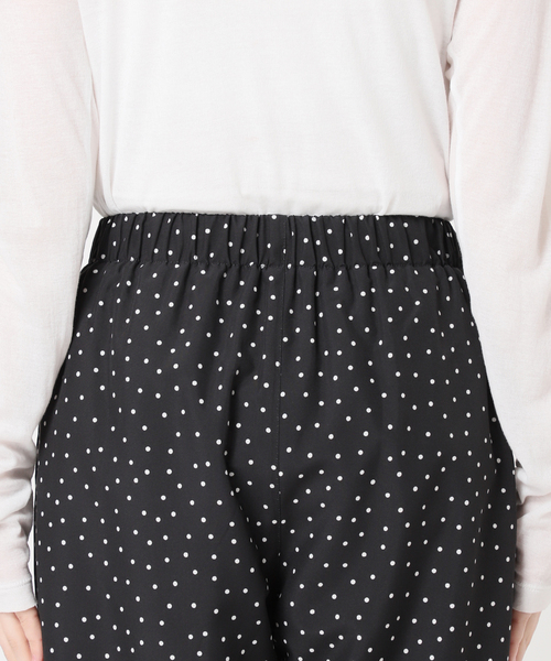 Spick & Span（スピックアンドスパン）の「《WEB限定 / 追加》ドットプリントイージーストレートパンツ（その他パンツ・レディース・マルチ・38/36）」の7枚目の写真