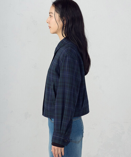 COMME CA ISM(コムサイズム)の「スイングトップブルゾン / セットアップ対応(ブルゾン・レディース・グリーン系・X-LARGE/LARGE/MEDIUM/SMALL)」の13枚目の写真