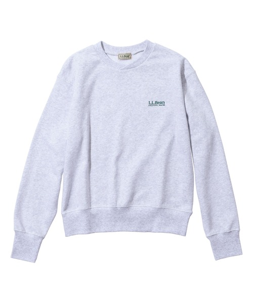 L.L.Bean（エルエルビーン）の「【JAPAN EDITION】スミスフィールド・クルーネック・スウェットシャツ（スウェット・レディース・ライトグレー/マジェンタ/ネイビー/ブルー系・MEDIUM）」の2枚目の写真