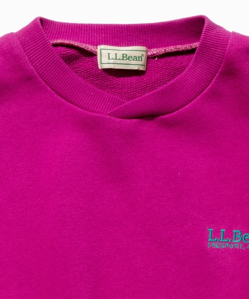 L.L.Bean（エルエルビーン）の「【JAPAN EDITION】スミスフィールド・クルーネック・スウェットシャツ（スウェット・レディース・ライトグレー/マジェンタ/ネイビー/ブルー系・MEDIUM）」の8枚目の写真