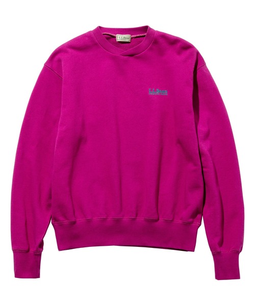 L.L.Bean（エルエルビーン）の「【JAPAN EDITION】スミスフィールド・クルーネック・スウェットシャツ（スウェット・レディース・ライトグレー/マジェンタ/ネイビー/ブルー系・MEDIUM）」の9枚目の写真