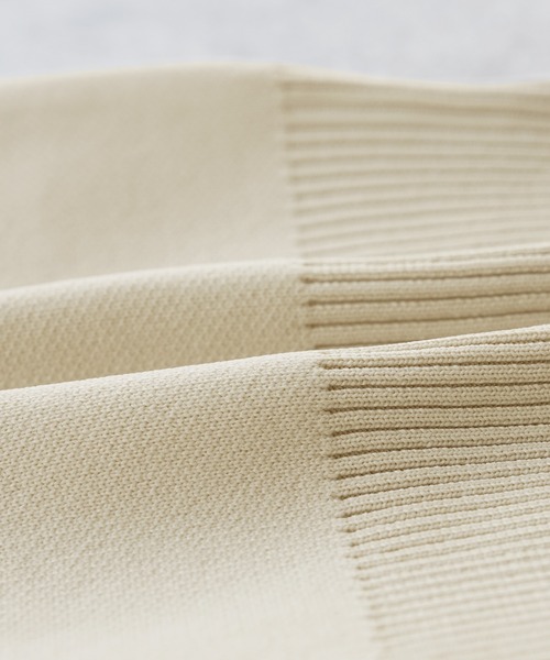 reca(レカ)の「襟付きダブルジップニットカーディガン(ブルゾン・レディース・アイボリー/ブラック・FREE)」の13枚目の写真