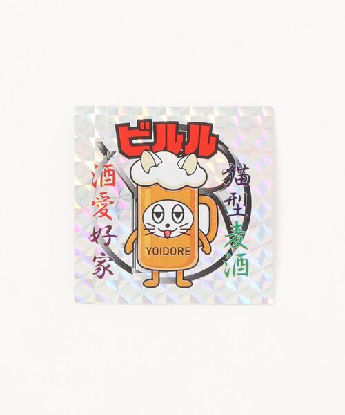 ADPOSION（アドポーション）の「【YOIDORE】酒愛好家Tシャツ / 刺繍MIX グラフィックプリント クルーネックTシャツ（Tシャツ/カットソー・メンズ・ライトグリーン/ブラック/ホワイト・X-LARGE/LARGE/MEDIUM）」の4枚目の写真