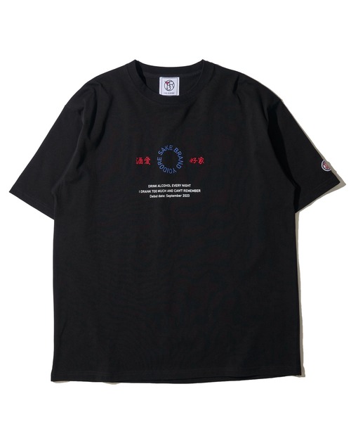ADPOSION（アドポーション）の「【YOIDORE】酒愛好家Tシャツ / 刺繍MIX グラフィックプリント クルーネックTシャツ（Tシャツ/カットソー・メンズ・ライトグリーン/ブラック/ホワイト・X-LARGE/LARGE/MEDIUM）」の7枚目の写真