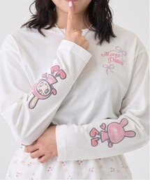mezzo piano Junior（メゾピアノジュニア）の「ベリエちゃん 袖アップリケTシャツ（Tシャツ/カットソー）」