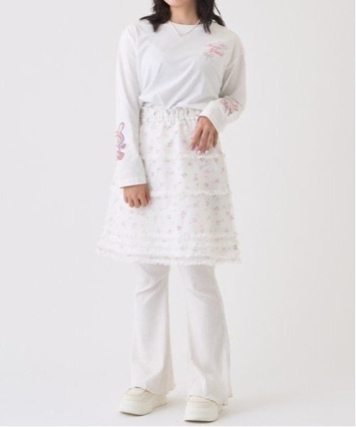 ベリエちゃん 袖アップリケTシャツ（Tシャツ/カットソー）｜mezzo