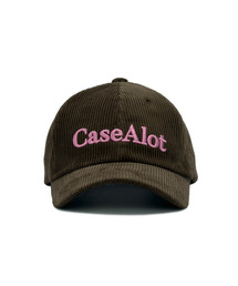 CASE A LOT（ケースアロット）の「Corduroy ball cap - brown（キャップ）」