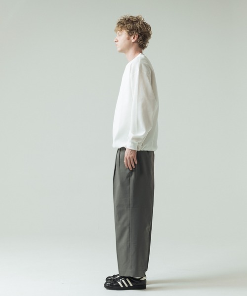 SLICK（スリック）の「【SLICK/スリック】Tech Thermal Drawstring Henley Neck/テックサーマルドローストリングヘンリーネックTシャツ（Tシャツ/カットソー・メンズ・スミクロ/ホワイト/グレー/ブラック・1/3/2）」の16枚目の写真