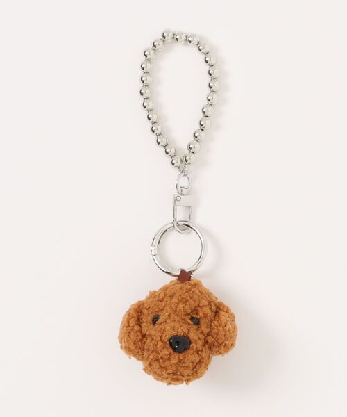 AMERICAN HOLIC（アメリカンホリック）の「ドッグストラップチャーム（その他ヘアアクセサリー・レディース・ブラウン/ライトグレー・FREE）」の4枚目の写真