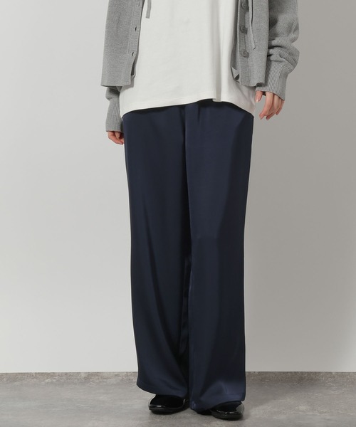 LAKOLE(ラコレ)の「サテンイージーパンツ / 658138(その他パンツ・レディース・グレー/ライトベージュ/ネイビー・FREE)」の22枚目の写真