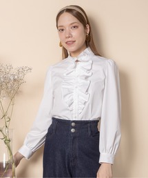 anni plus（アニープラス）の「フロントフリルブラウス（シャツ/ブラウス）」