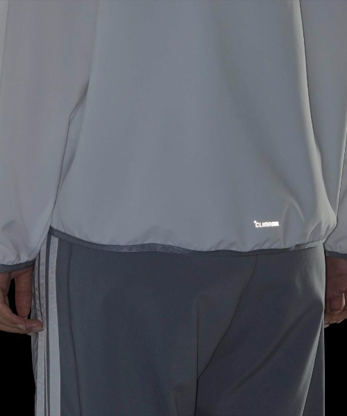 adidas(アディダス)の「アディダス adidas TEAMS ルーズフィット クロス ジャケット(ジャージ・レディース・オフホワイト/ブラック/ネイビー・S/M/L/XL)」の10枚目の写真