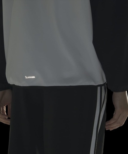 adidas(アディダス)の「アディダス adidas TEAMS ルーズフィット クロス ジャケット(ジャージ・レディース・オフホワイト/ブラック/ネイビー・S/M/L/XL)」の14枚目の写真
