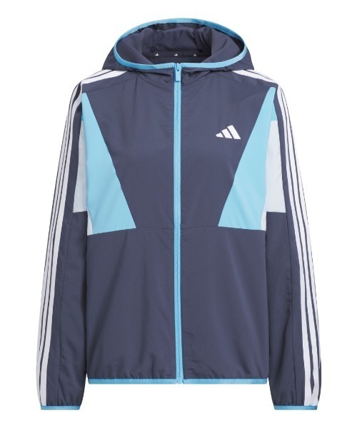 adidas(アディダス)の「アディダス adidas TEAMS ルーズフィット クロス ジャケット(ジャージ・レディース・オフホワイト/ブラック/ネイビー・S/M/L/XL)」の20枚目の写真