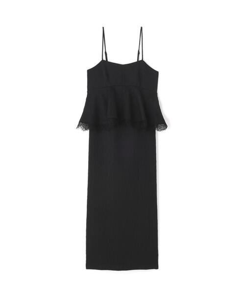 FREE'S MART(フリーズマート)の「◆ペプラムレースキャミワンピース(ワンピース・レディース・ブラック/ホワイト/ライトグリーン・MEDIUM/SMALL)」の4枚目の写真