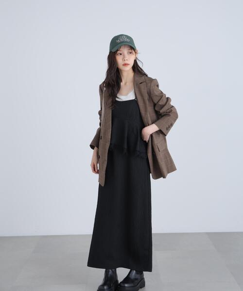 FREE'S MART(フリーズマート)の「◆ペプラムレースキャミワンピース(ワンピース・レディース・ブラック/ホワイト/ライトグリーン・MEDIUM/SMALL)」の9枚目の写真