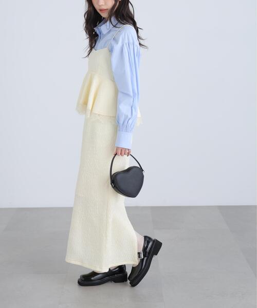 FREE'S MART(フリーズマート)の「◆ペプラムレースキャミワンピース(ワンピース・レディース・ブラック/ホワイト/ライトグリーン・MEDIUM/SMALL)」の17枚目の写真