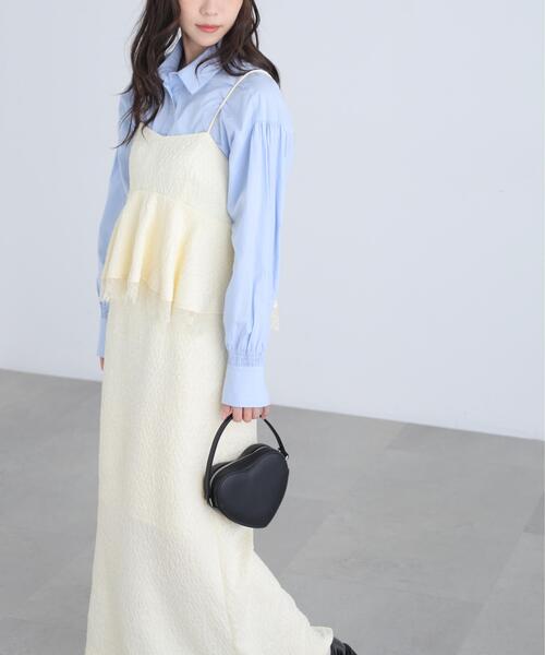 FREE'S MART(フリーズマート)の「◆ペプラムレースキャミワンピース(ワンピース・レディース・ブラック/ホワイト/ライトグリーン・MEDIUM/SMALL)」の20枚目の写真