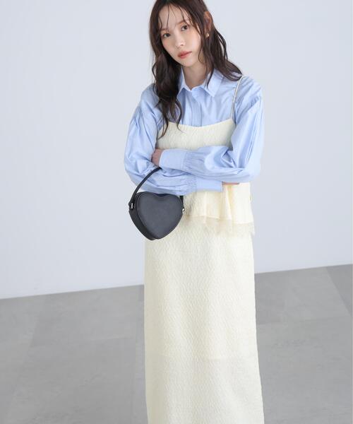 FREE'S MART(フリーズマート)の「◆ペプラムレースキャミワンピース(ワンピース・レディース・ブラック/ホワイト/ライトグリーン・MEDIUM/SMALL)」の22枚目の写真