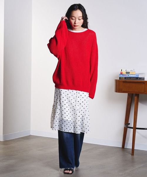 ROSE BUD（ローズバッド）の「ASSORTED MIDI SKIRT（スカート・レディース・ホワイト/ベージュ・ONE SIZE）」の16枚目の写真