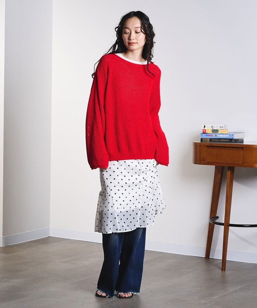 ROSE BUD（ローズバッド）の「ASSORTED MIDI SKIRT（スカート・レディース・ホワイト/ベージュ・ONE SIZE）」の17枚目の写真