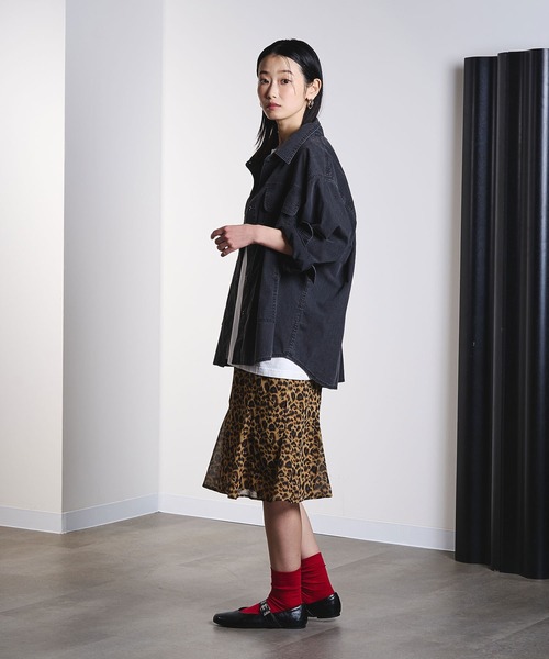 ROSE BUD（ローズバッド）の「ASSORTED MIDI SKIRT（スカート・レディース・ホワイト/ベージュ・ONE SIZE）」の8枚目の写真