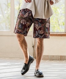 mp14627- Botanical Leaf Gobelin Shorts ショートパンツ(2026GIM-011)