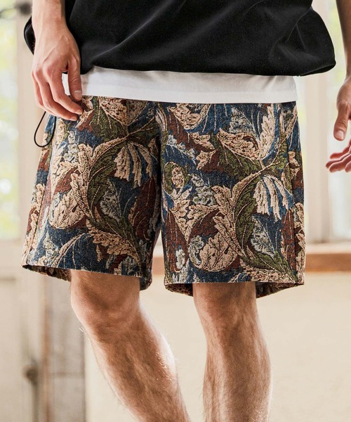 Peak&Pine 刷毛目柄ショートパンツ snow peak（スノーピーク） パンツ Snow Peak / Printed Breathable
