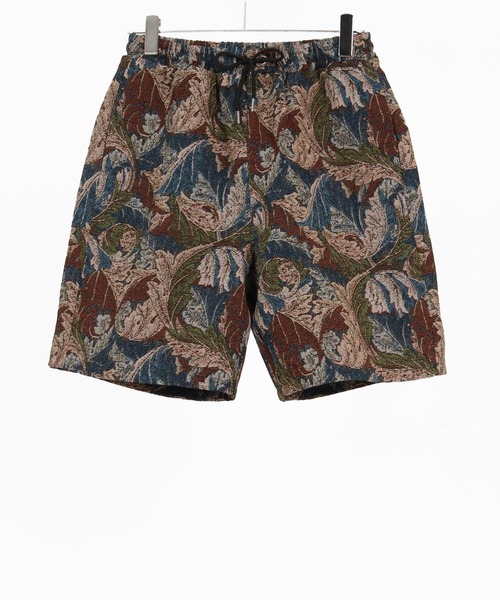 CAMBIO(カンビオ)の「mp14627- Botanical Leaf Gobelin Shorts ショートパンツ(2026GIM-011)(その他パンツ・メンズ・ブルー/ブラック/ワイン・S/M/L)」の21枚目の写真