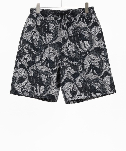 CAMBIO(カンビオ)の「mp14627- Botanical Leaf Gobelin Shorts ショートパンツ(2026GIM-011)(その他パンツ・メンズ・ブルー/ブラック/ワイン・S/M/L)」の22枚目の写真