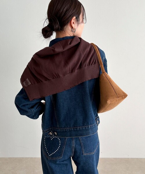 fredy emue(フレディエミュ)の「《セットアップ対応》コンパクトデニムジャケット(デニムジャケット・レディース・サックスブルー/ネイビー・38)」の19枚目の写真