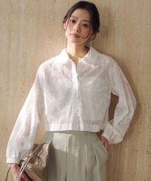 anuans | レースシャツブラウス(シャツ/ブラウス)