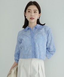 オブジェクトフレアトップス（シャツ/ブラウス）｜anuans（ア