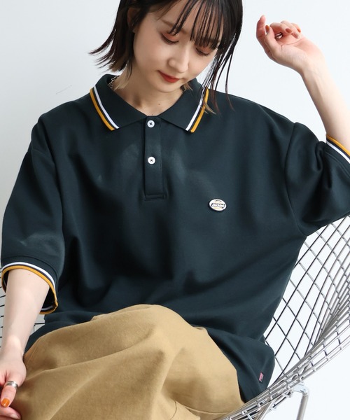 Dickies(ディッキーズ)の「【GENUINE DICKIES/ジェニュインディッキーズ】ミニワッペンリブライン 鹿の子ポロシャツ(ポロシャツ・メンズ・ブラック/グリーン/ブラウン/ホワイト・M/L/XL)」の20枚目の写真