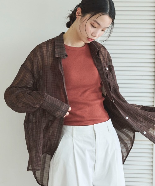 Doux archives(ドゥアルシーヴ)の「BRA AMERICAN SLEEVE(タンクトップ・レディース・ブラック/ブラウン/ホワイト・FREE)」の12枚目の写真